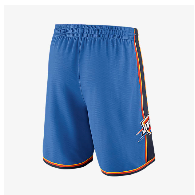 Баскетбольные Шорты Nike X NBA Oklahoma City Thunder 17-18 "Blue" фото № 5