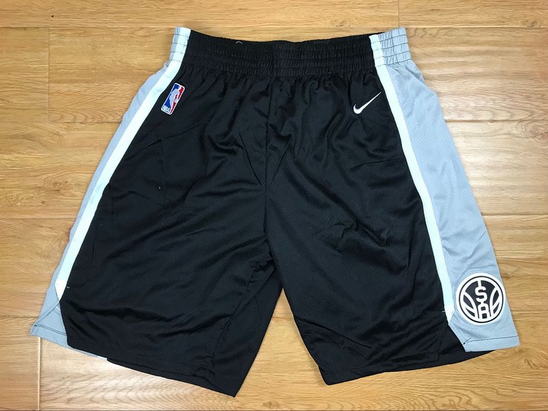 Баскетбольные Шорты Nike San Antonio Spurs 17-18 "Black" фото № 2