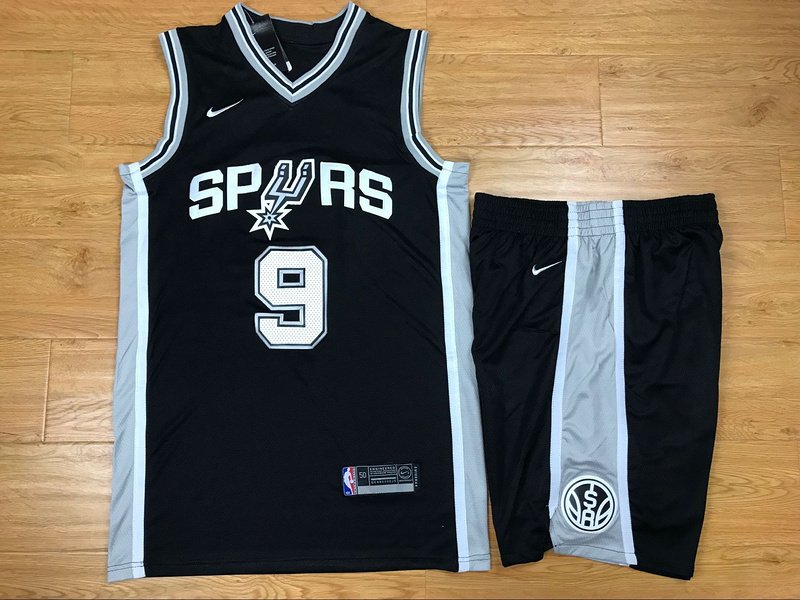 Баскетбольные Шорты Nike San Antonio Spurs 17-18 "Black" фото № 5