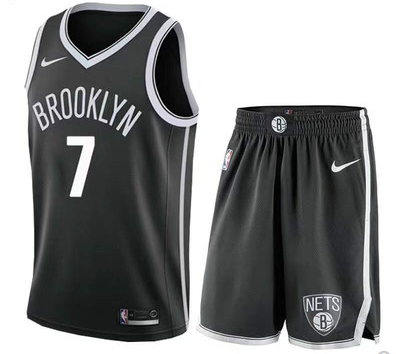 Баскетбольные Шорты Nike Brooklyn Nets With Logo "Black" фото № 2