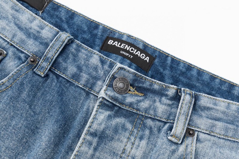 Джинсы Balenciaga X Adidas Wide Style "Blue" фото № 5