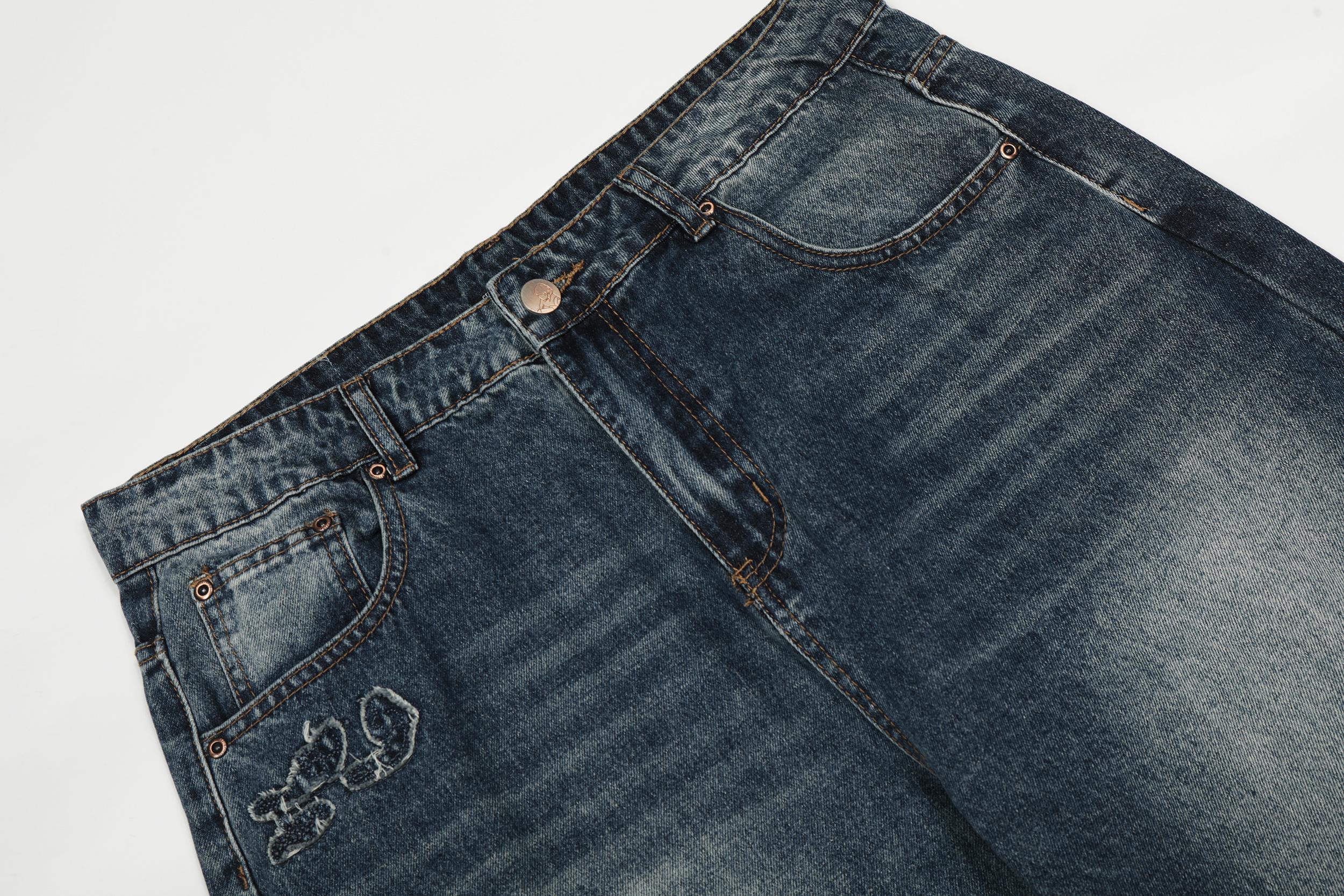 Джинсы Derschutze Wide Leg "Blue Washed/Character" фото № 3
