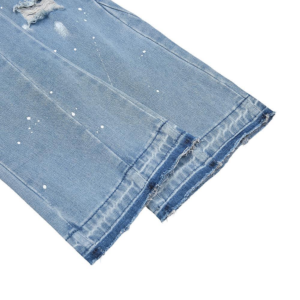 Джинсы Gallery Dept. LA Flare Distressed "Light Blue" фото № 2