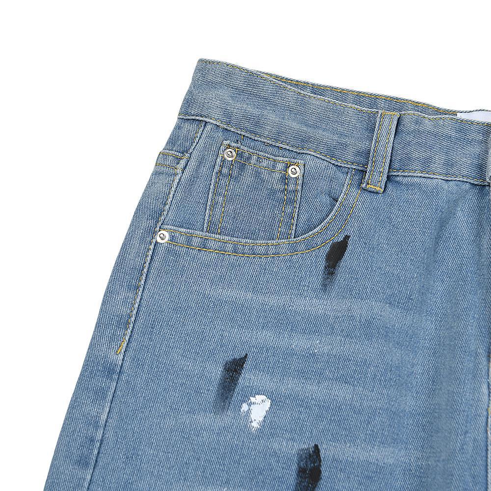 Джинсы Gallery Dept. LA Flare Distressed "Light Blue" фото № 4