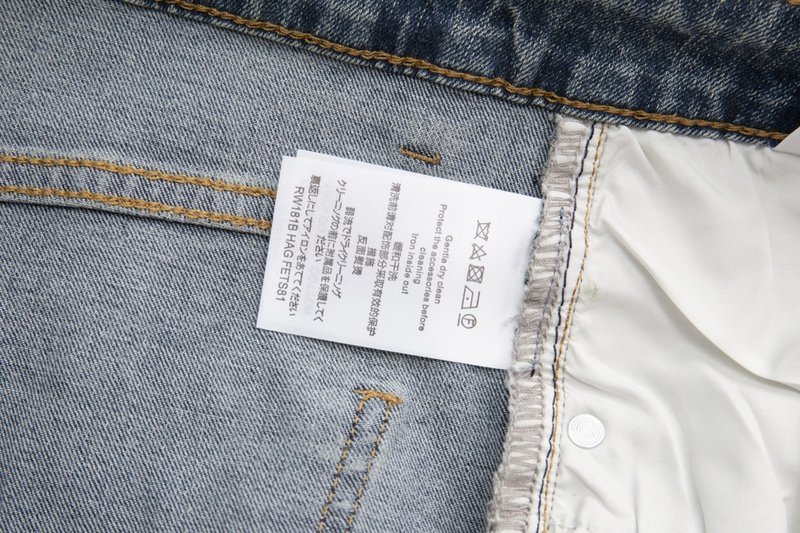 Джинсы Louis Vuitton With An Iron Patch On The Pocket "Blue" фото № 2