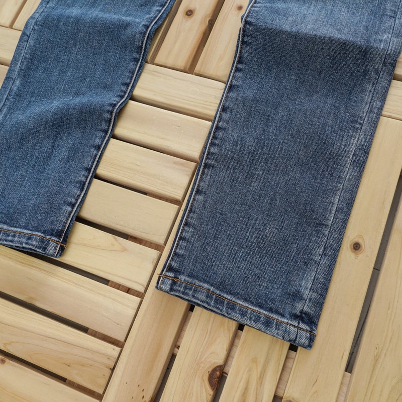 Джинсы Prada With Emblem "Blue" фото № 6