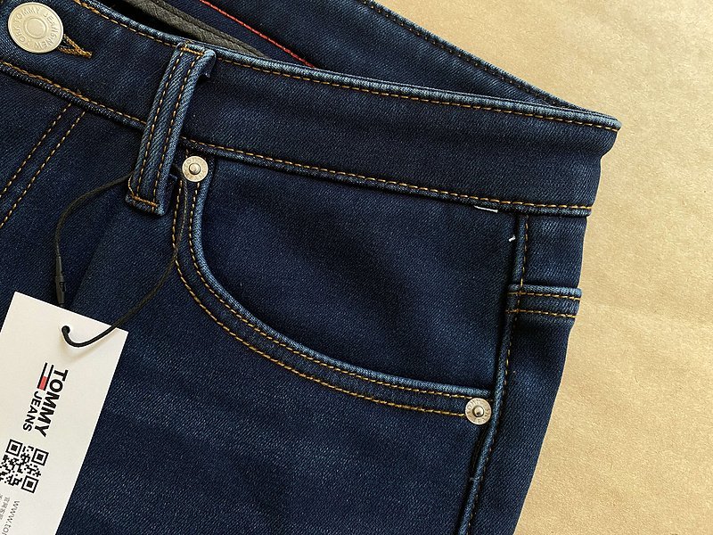 Джинсы Tommy Jeans Metal Buttons "Blue" фото № 3