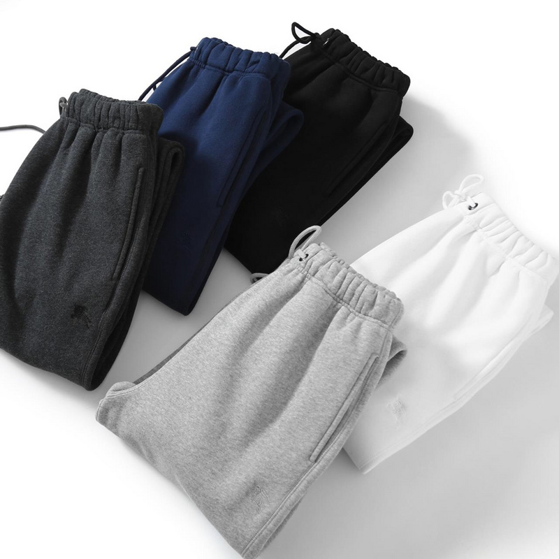 Штаны Burberry With Logo On Fleece "Gray/Black" фото № 2