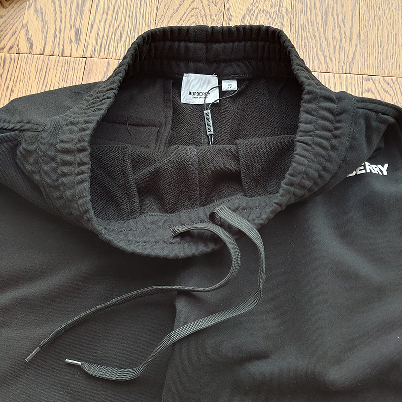 Штаны Burberry With A Logo "Black" фото № 7