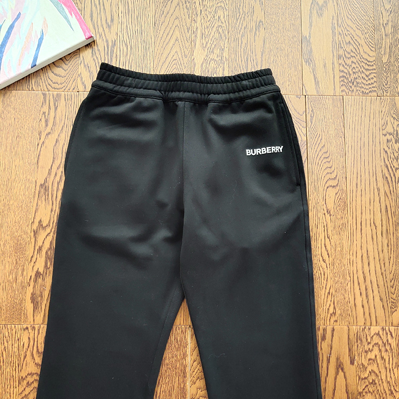 Штаны Burberry With A Logo "Black" фото № 6