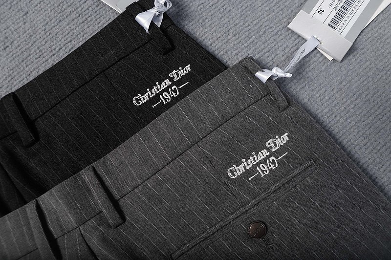 Штаны Dior Classic Striped "Gray" фото № 5
