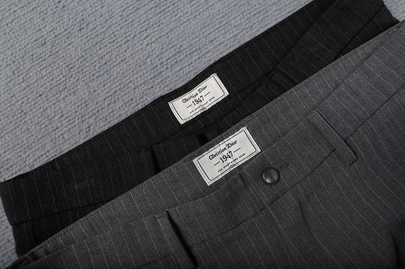 Штаны Dior Classic Striped "Gray" фото № 4