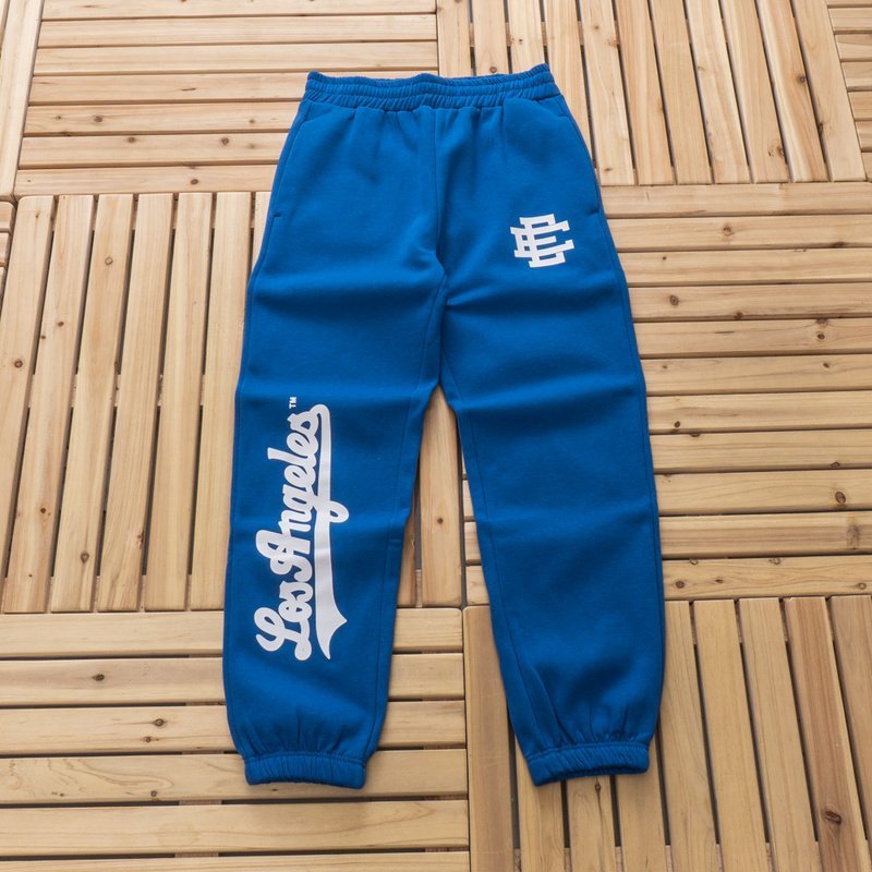 Штаны Eric Emanuel Big Printed Words "Turquoise" фото № 4