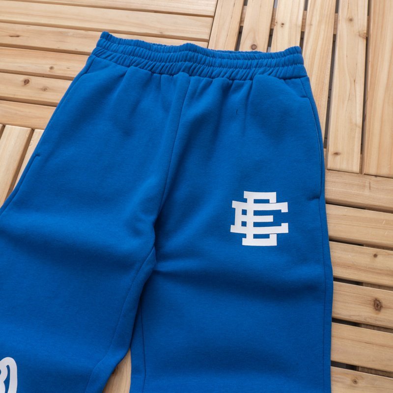 Штаны Eric Emanuel Big Printed Words "Turquoise" фото № 2