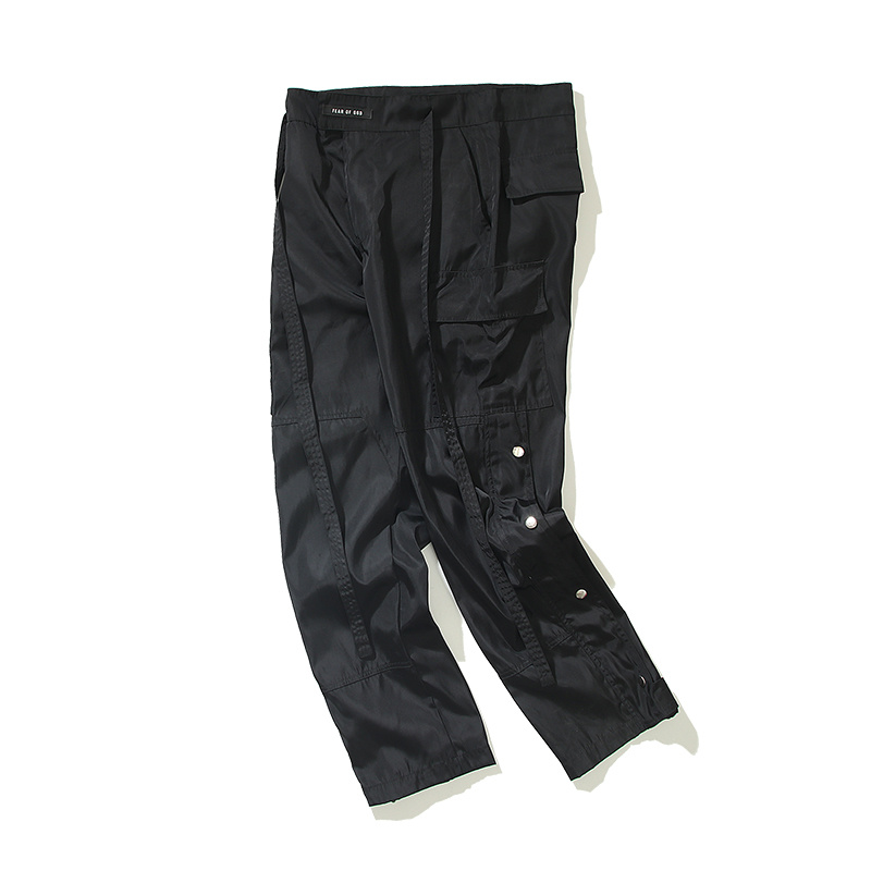 Штаны Fear Of God With Buttons On Ties "Black" фото № 4
