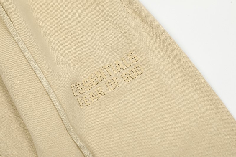Штаны Fear Of God With Text Logo - Sports Style "Beige" фото № 5