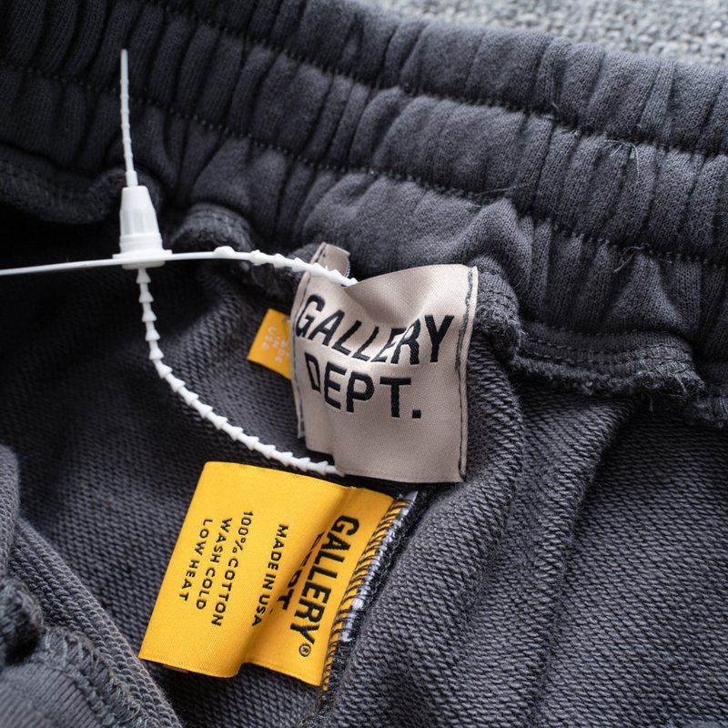 Штаны Gallery Dept Paint Letter Print "Gray" фото № 7