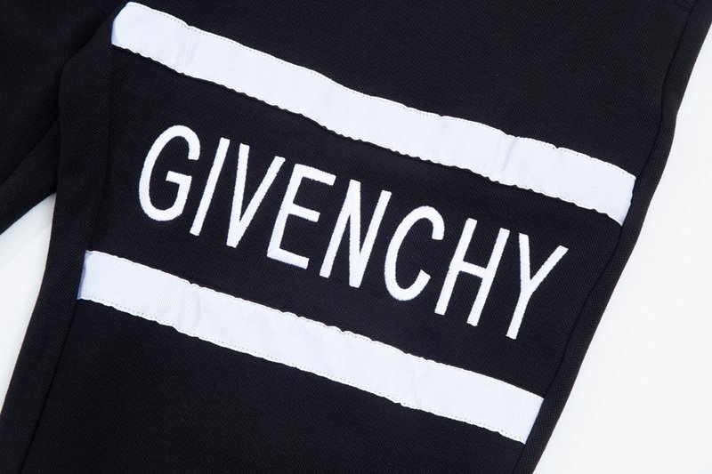 Штаны Givenchy Sport Elastic Band Text "Black" фото № 3