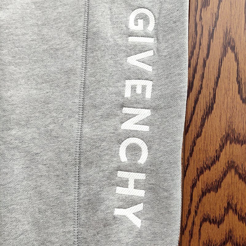 Штаны Givenchy Cotton With Logo "Gray" фото № 4