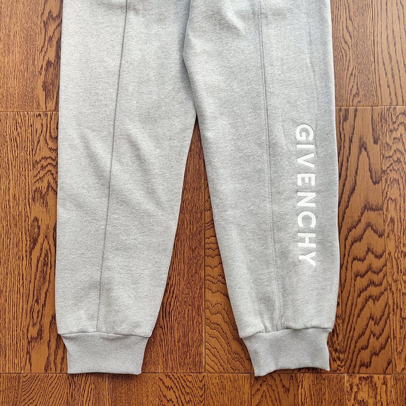 Штаны Givenchy Cotton With Logo "Gray" фото № 5