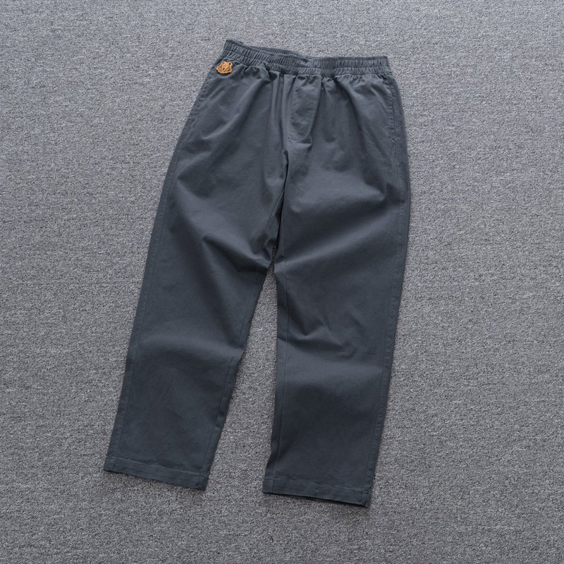 Штаны Kenzo Tiger Head - Patch "Gray" фото № 2