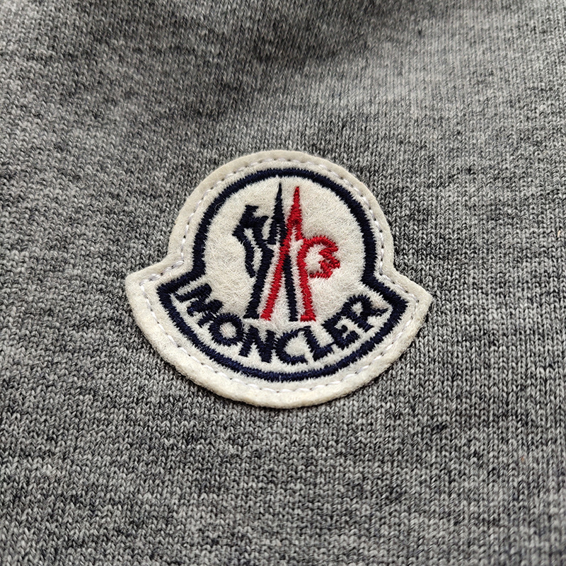 Штаны Moncler With Brand Logo And Patch "Gray" фото № 7