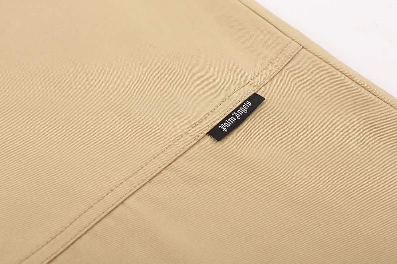 Штаны Palm Angels Classic Wide Straight "Beige" фото № 4