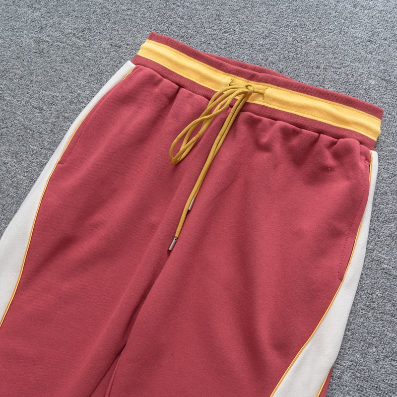 Штаны Rhude On A Yellow Elastic Band With White Stripes "Peach" фото № 3