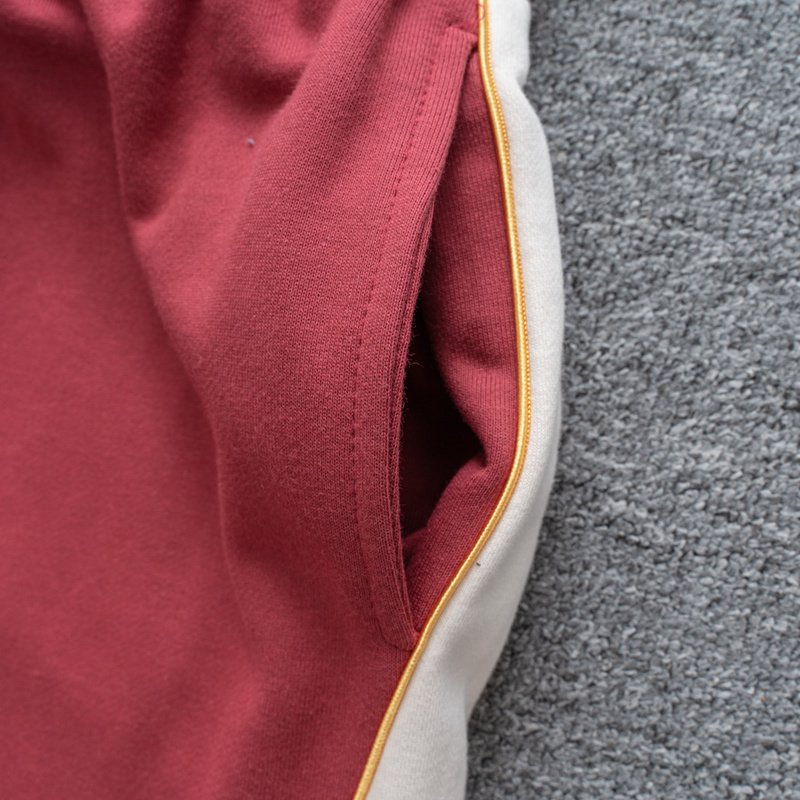 Штаны Rhude On A Yellow Elastic Band With White Stripes "Peach" фото № 9