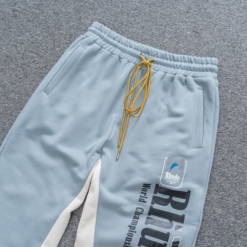 Штаны Rhude World Champions Team "Blue/Gray" фото № 5