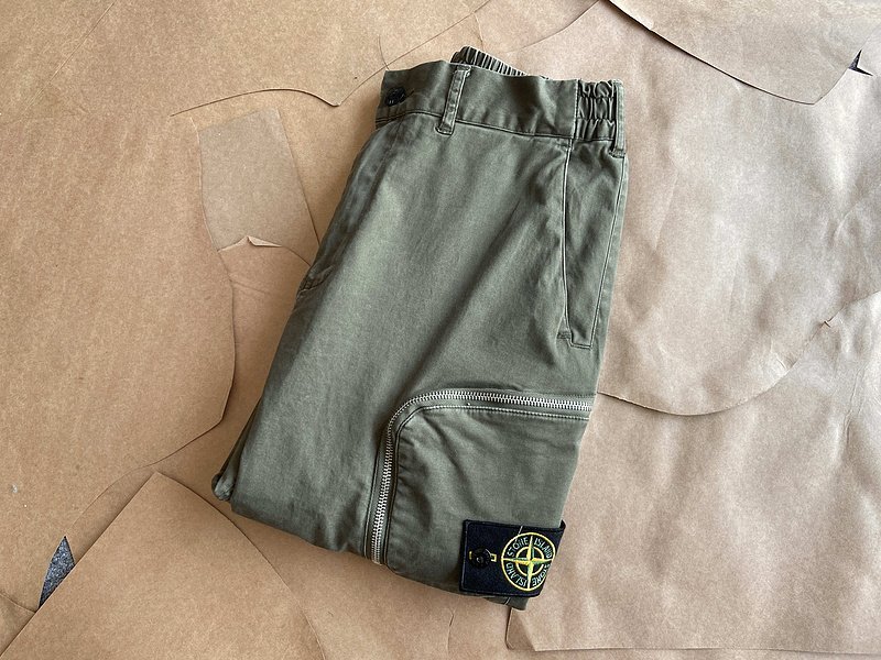 Штаны Stone Island ZIP Pocket "Khaki" фото № 3
