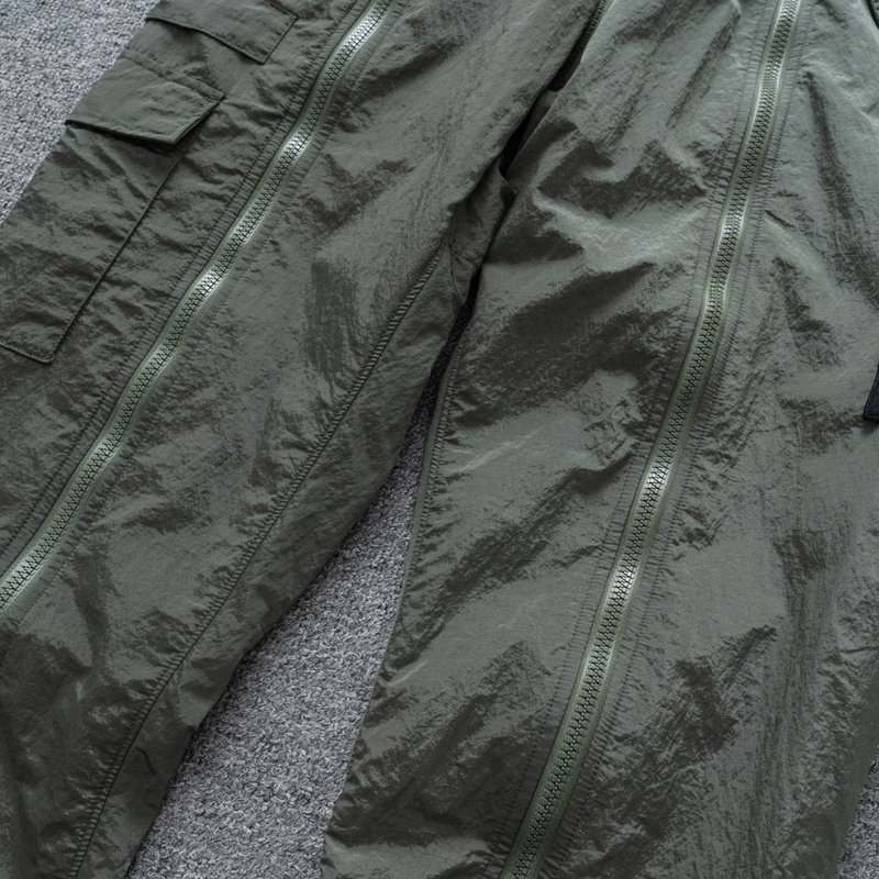 Штаны Stone Island ZIP With Logo Brand "Khaki" фото № 5