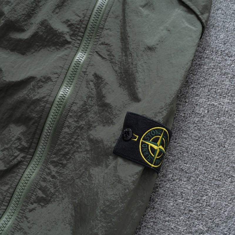 Штаны Stone Island ZIP With Logo Brand "Khaki" фото № 6