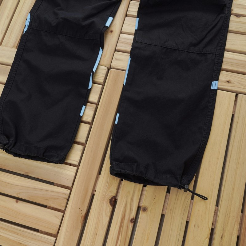 Штаны Stussy With The Inscription Of The Logo "Black/Blue" фото № 4