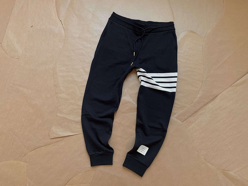 Штаны Thom Browne With New York Sign "Blue" фото № 3