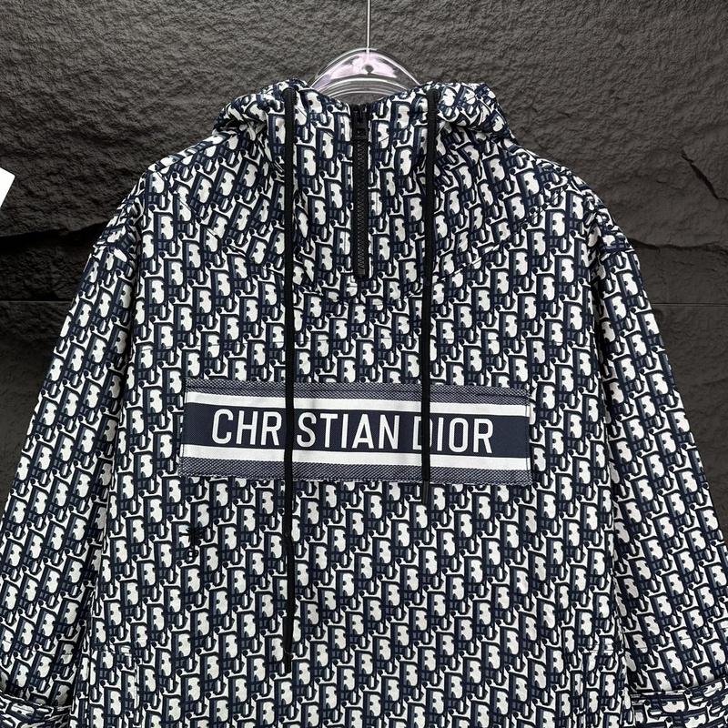 Анорак Christian Central White Logo Christian Dior "Black" фото № 3