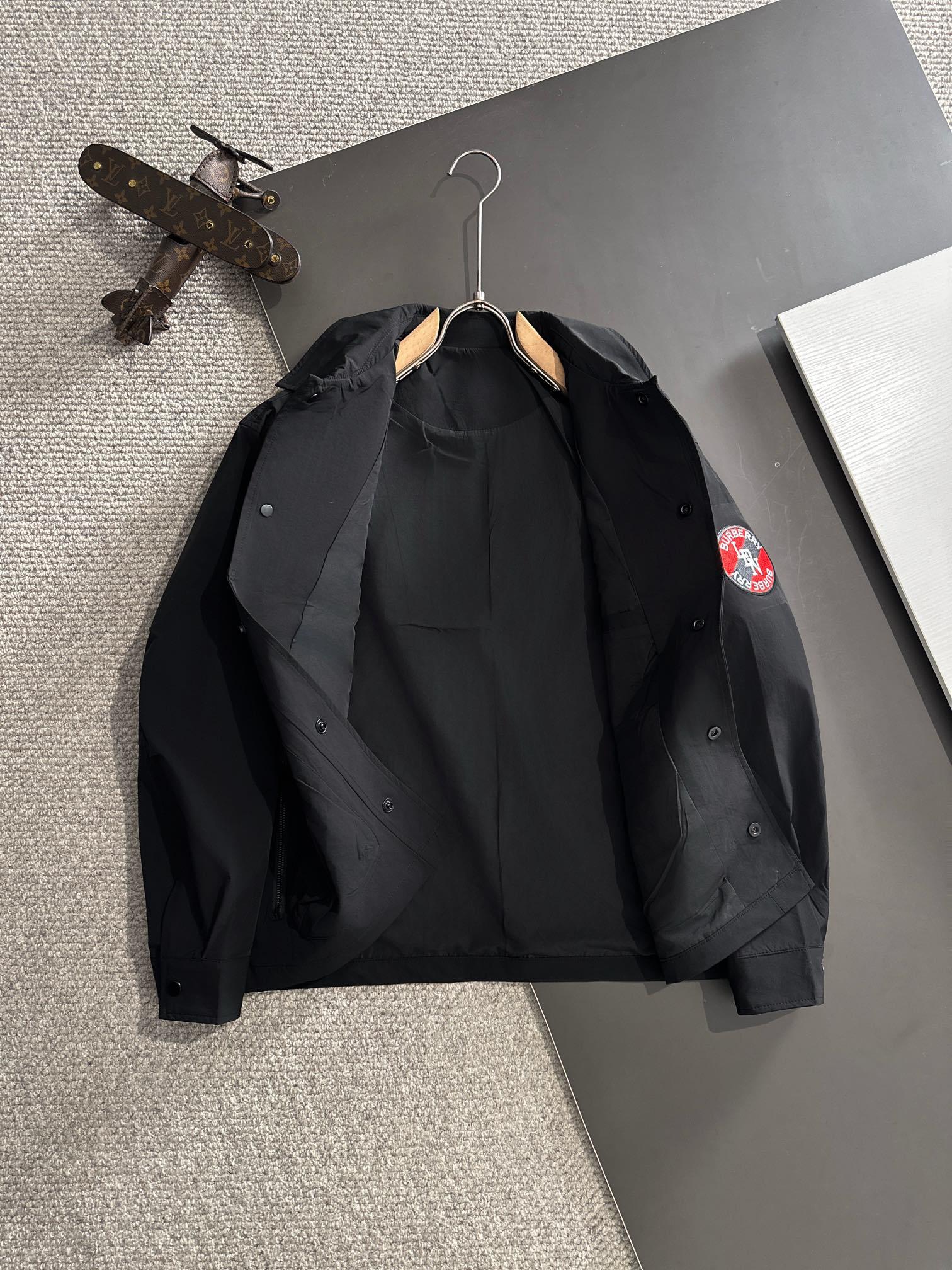 Бомбер Burberry Frontside Print LDN Burberry "Black" фото № 6