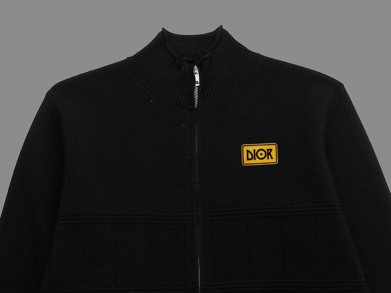 Бомбер Christian Dior Frontside Black Logo Yellow Rectangle "Black" фото № 2