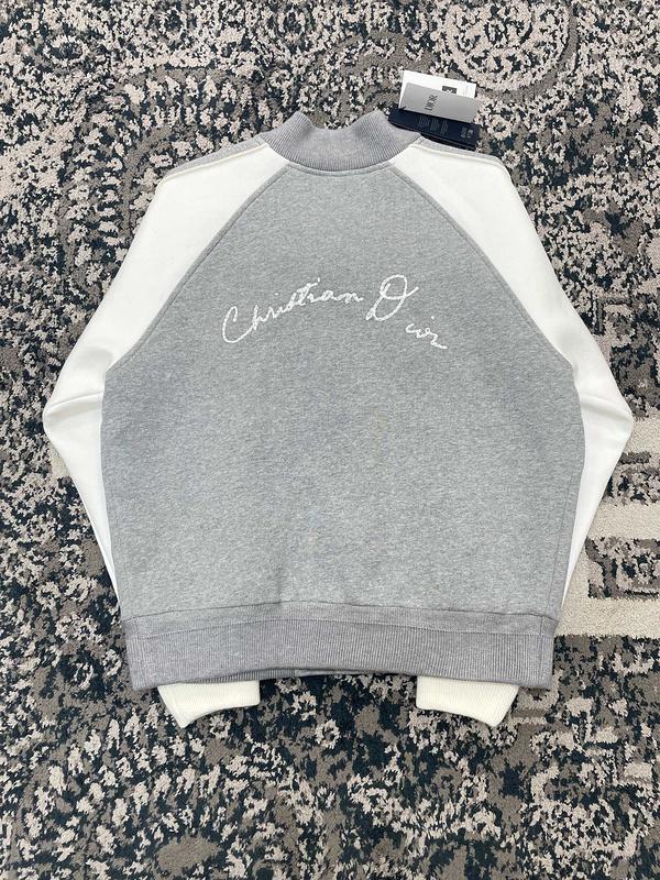Бомбер Christian Dior Frontside Lily White Logo "Gray" фото № 5