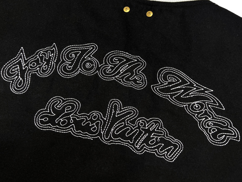 Бомбер Louis Vuitton Inscriptions And Brand Logo "Black" фото № 3
