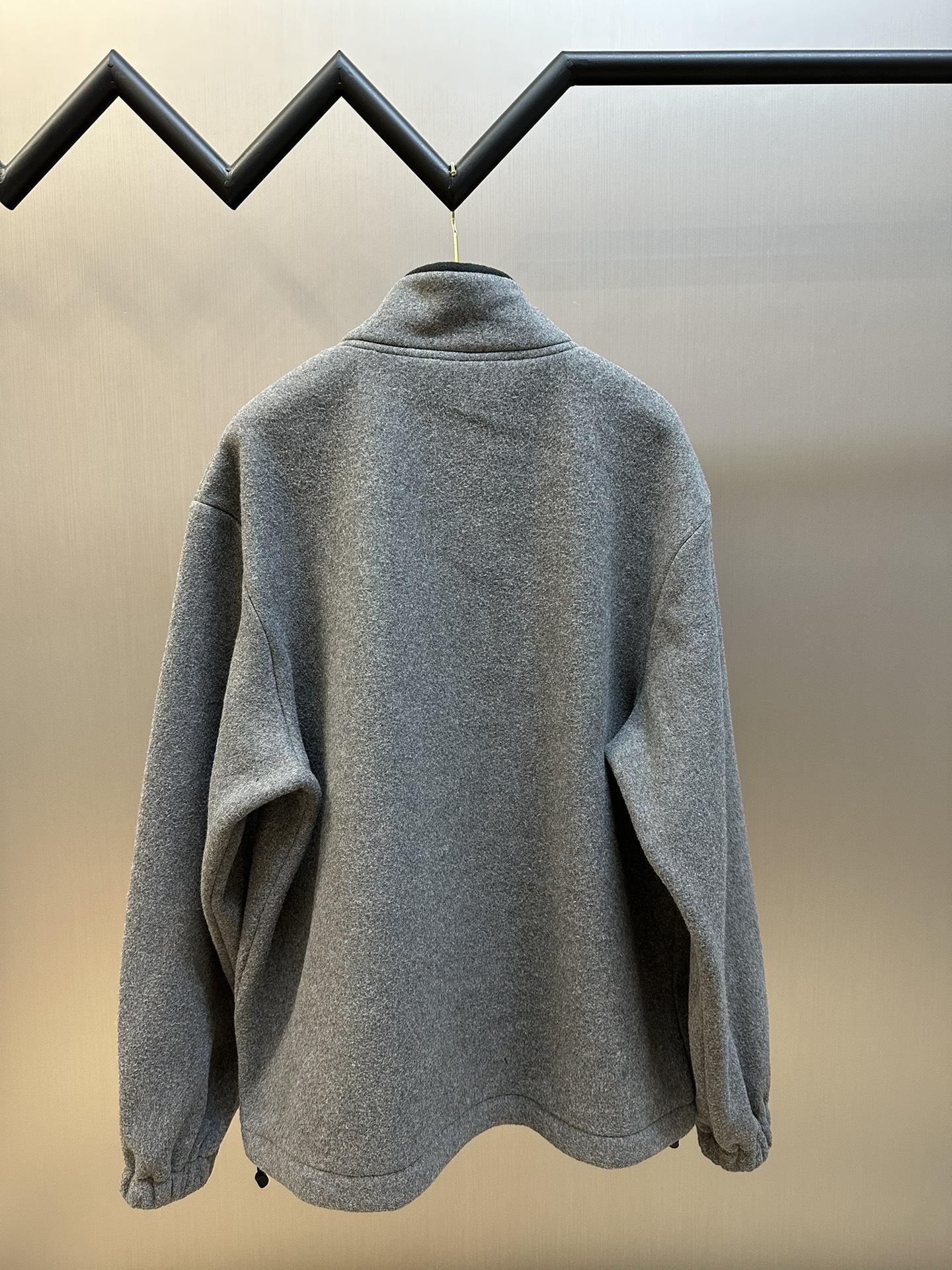 Бомбер Miu Miu Frontside Contrast White Logo Miu Miu "Gray" фото № 3