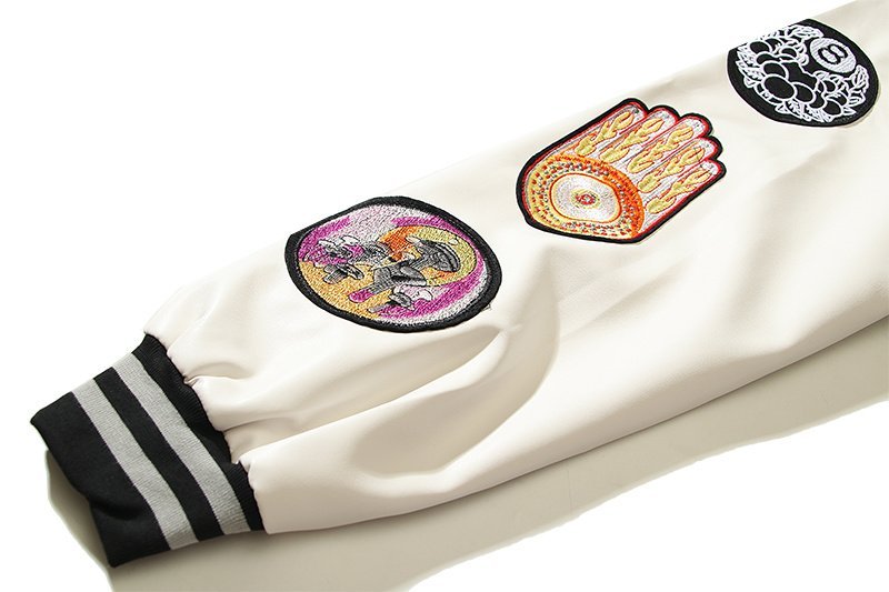 Бомбер Stussy X Four Caccus The Prophecy "Black/White" фото № 5