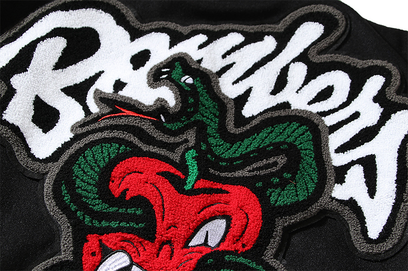 Бомбер Supreme Snake Apple "Black/Red" фото № 7