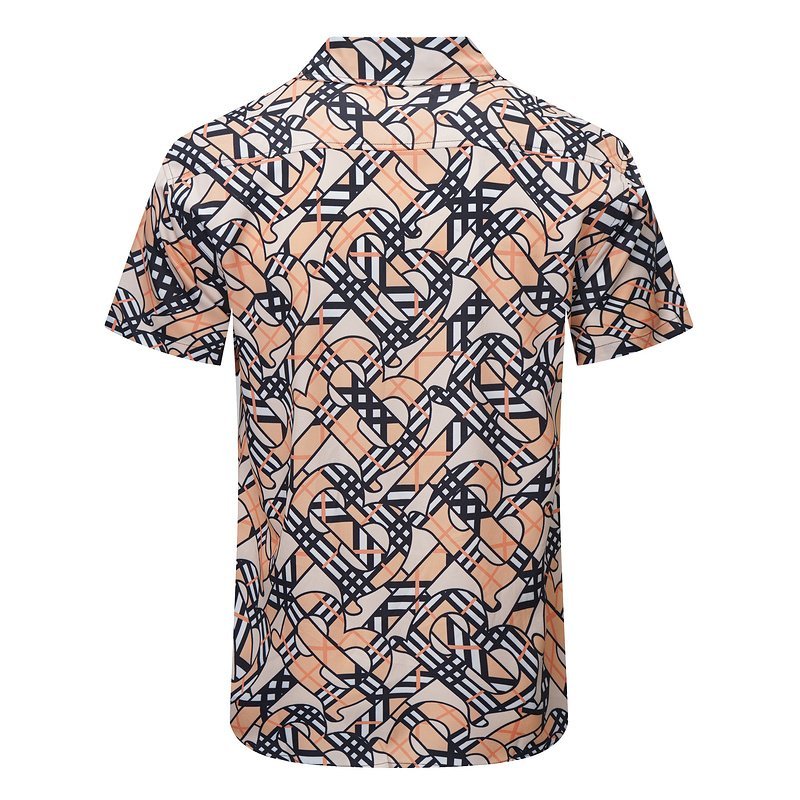 Рубашка Burberry Symbols Print Without Pockets "Beige" фото № 2