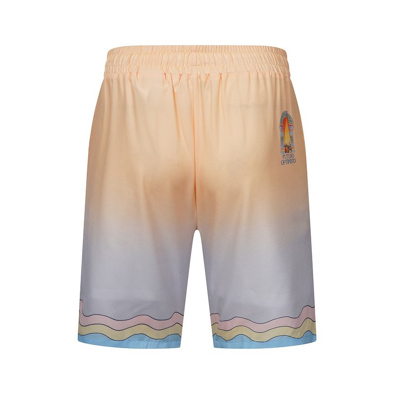 Шорты Casablanca Egyptians And Waves Print "Multicolor" фото № 2