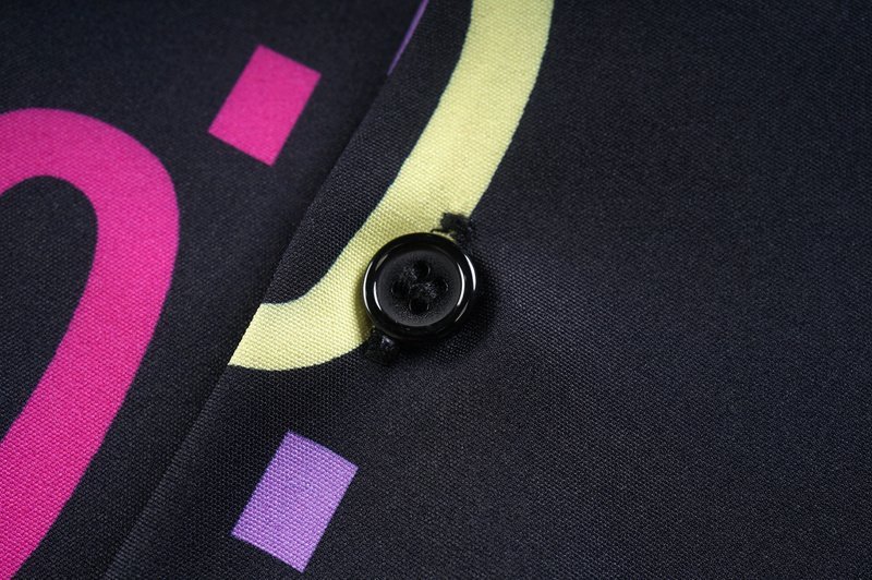 Рубашка Gucci Letter Bright Print "Black" фото № 3