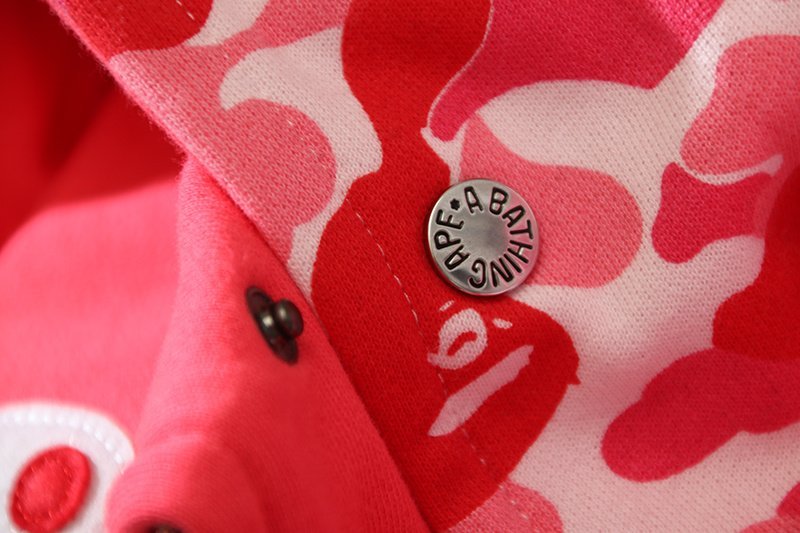 Худи A Bathing Ape Recklessness - ZIP "Pink" фото № 7