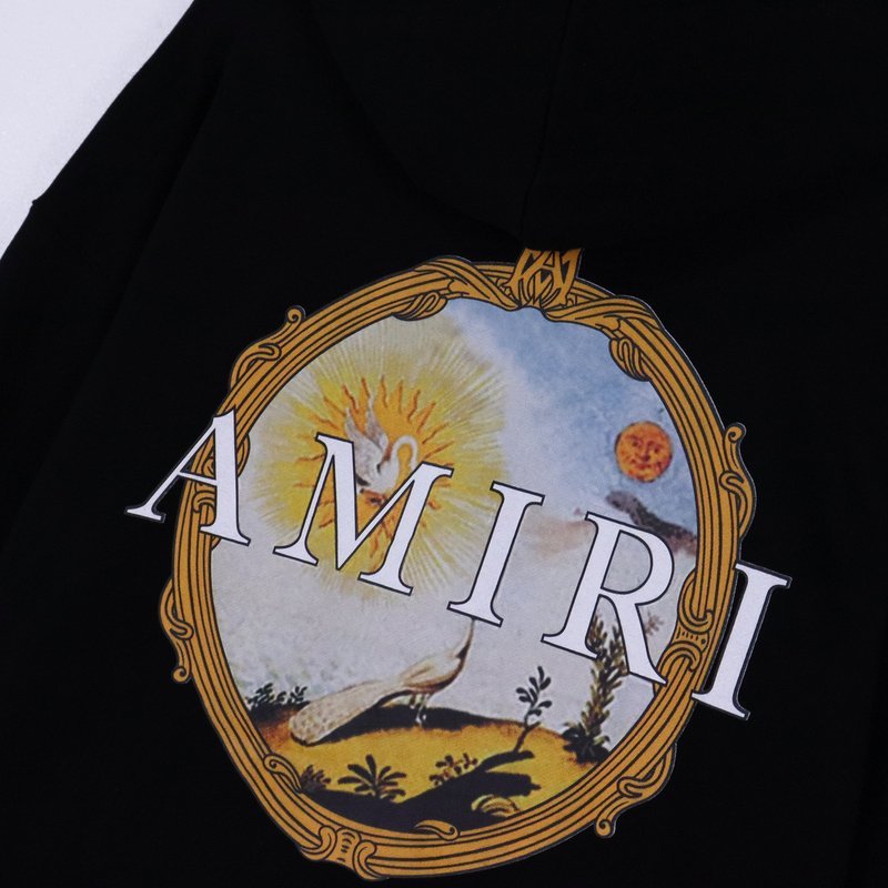 Худи Amiri Ornaments On The Sleeves "Black" фото № 3