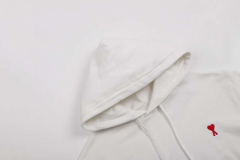 Худи Amiri Red Heart - Letter Logo "White" фото № 3