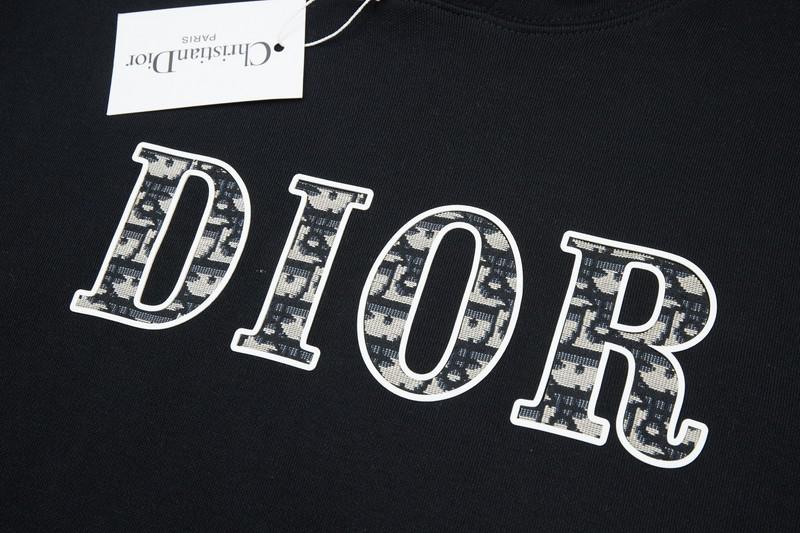Толстовка Christian Dior Frontside Logotype DIOR "Black" фото № 3